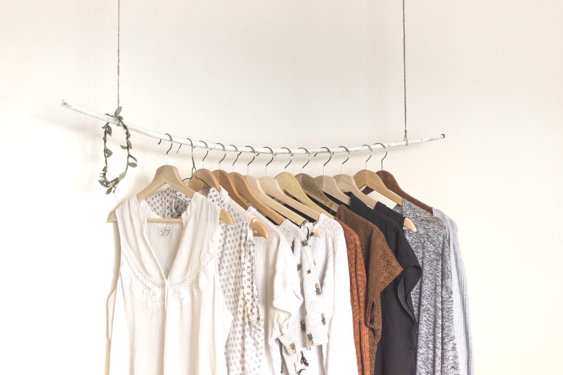 Women's Clothes Hanging on a Rack